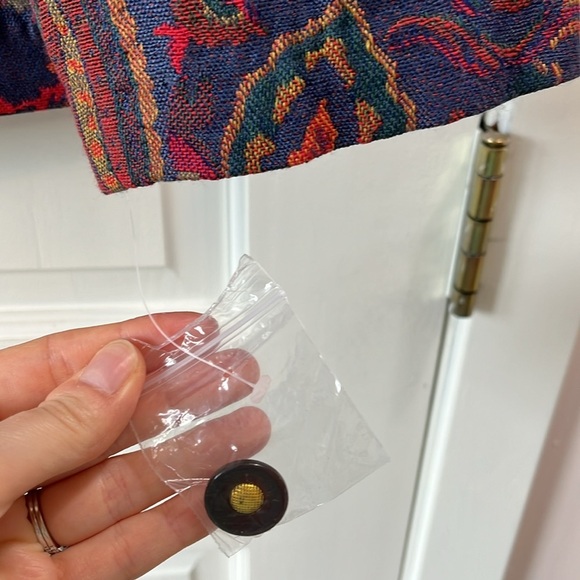 NWOT Vintage BFA Classics Tapestry Paisley Blazer Jacket - Size Large - Picture 8 of 8